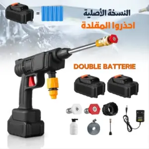 رشاش المياه عالي الضغط متعدد الاستخدامات - Sans fil 2 batteries 48 V